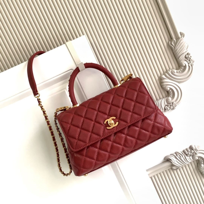 Ch**el top handle bags